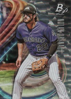 2018 Bowman Platinum - Ice #76 Nolan Arenado Front