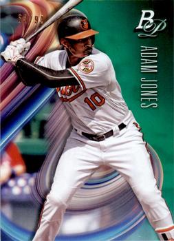 2018 Bowman Platinum - Green #87 Adam Jones Front