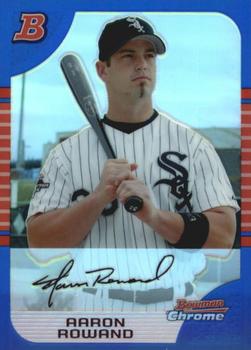 2005 Bowman Chrome - Blue Refractors #101 Aaron Rowand Front