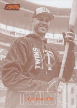 2018 Stadium Club - Sepia #194 Joe Mauer Front