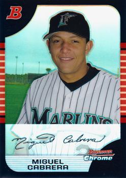 2005 Bowman Chrome - Refractors #90 Miguel Cabrera Front