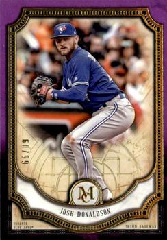 2018 Topps Museum Collection - Amethyst #28 Josh Donaldson Front