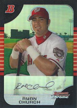 2005 Bowman Draft Picks & Prospects - Refractors #BDP26 Ryan Church Front