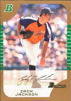 2005 Bowman Draft Picks & Prospects - Gold #BDP123 Zach Jackson Front