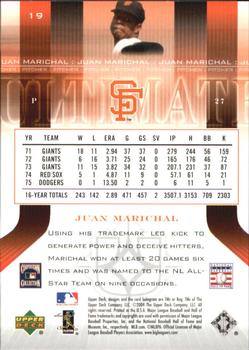 2004 Upper Deck Ultimate Collection #19 Juan Marichal Back