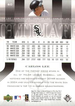 2004 Upper Deck Ultimate Collection #60 Carlos Lee Back