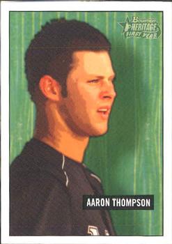 2005 Bowman Heritage - Draft Pick Variation #335 Aaron Thompson Front