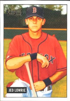 2005 Bowman Heritage - Draft Pick Variation #346 Jed Lowrie Front