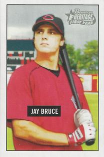 2005 Bowman Heritage - Mini #343 Jay Bruce Front