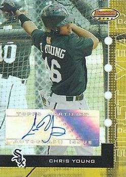 2005 Bowman's Best - Gold #104 Chris Young Front
