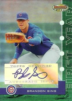 2005 Bowman's Best - Green #131 Brandon Sing Front