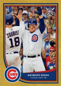2018 Topps Big League - Gold #91 Anthony Rizzo Front