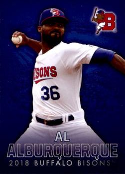 2018 Choice Buffalo Bisons #01 Al Alburquerque Front