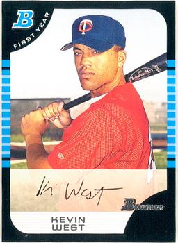 2005 Bowman #175 Kevin West Front