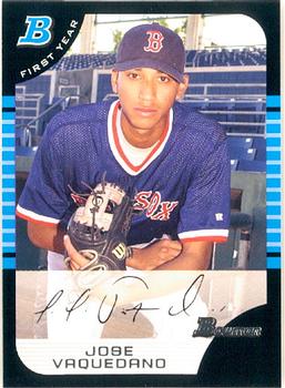 2005 Bowman #183 Jose Vaquedano Front