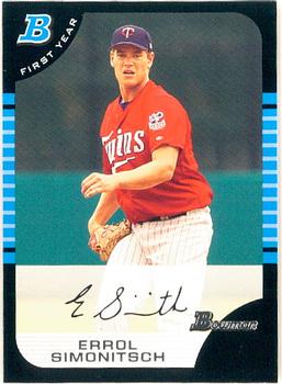 2005 Bowman #217 Errol Simonitsch Front