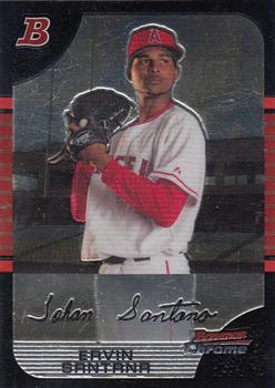 2005 Bowman Draft Picks & Prospects - Chrome #BDP15 Ervin Santana Front