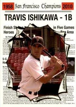 2010 Grandstand Salem-Keizer Volcanoes San Francisco Champions #NNO Travis Ishikawa Front