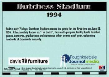 2018 Grandstand Hudson Valley Renegades 25th Anniversary #NNO Dutchess Stadium Back