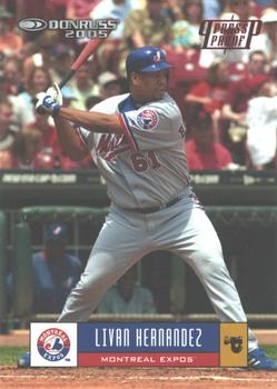 2005 Donruss - Press Proofs Red #250 Livan Hernandez Front