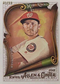 2018 Topps Allen & Ginter - Rip Cards #RIP-55 Trea Turner Front