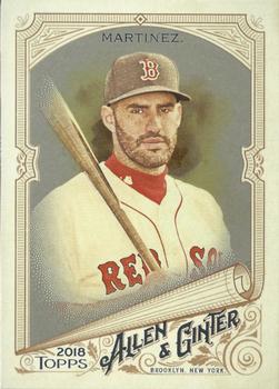 2018 Topps Allen & Ginter - Silver Glossy #51 J.D. Martinez Front