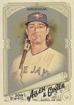 2018 Topps Allen & Ginter - Silver Glossy #61 Randal Grichuk Front