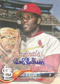 2018 Topps - Variation Autographs #650 Bob Gibson Front