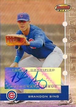 2005 Bowman's Best #131 Brandon Sing Front