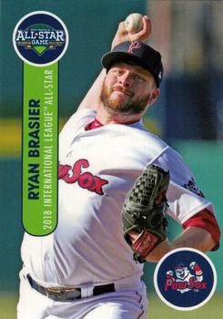 2018 Choice International League All-Star Team #04 Ryan Brasier Front