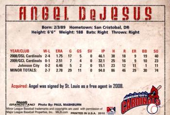 2010 Grandstand Johnson City Cardinals #8 Angel De Jesus Back