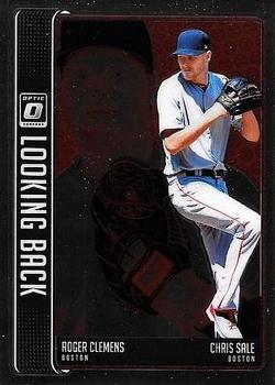 2018 Donruss Optic - Looking Back #LB9 Chris Sale / Roger Clemens Front