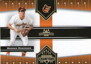 2005 Donruss Champions - Impressions Gold #94 Brooks Robinson Front