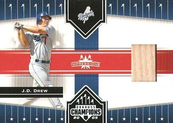 2005 Donruss Champions - Impressions Material #61 J.D. Drew Front