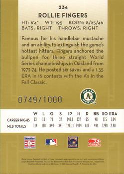 2005 Donruss Classics #234 Rollie Fingers Back