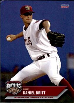 2011 Choice Wisconsin Timber Rattlers #02 Daniel Britt Front