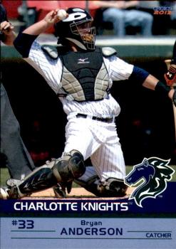 2013 Choice Charlotte Knights #1 Bryan Anderson Front