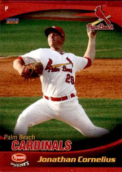 2013 Choice Palm Beach Cardinals #4 Jonathan Cornelius Front