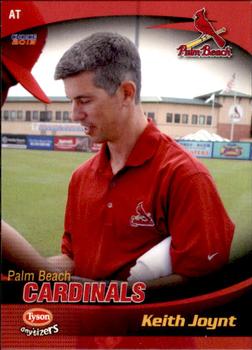 2013 Choice Palm Beach Cardinals #33 Keith Joynt Front