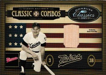 2005 Donruss Classics - Classic Combos Bat #CC-38 Harmon Killebrew / Mike Schmidt Front