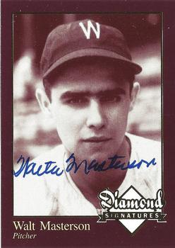 2006 Philadelphia Athletics Historical Society Diamond Signatures #NNO Walt Masterson Front