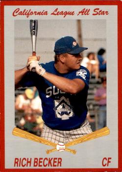 1992 Cal League All-Stars #37 Rich Becker Front