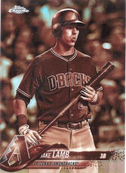 2018 Topps Chrome - Sepia Refractor #106 Jake Lamb Front