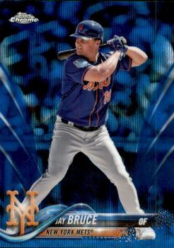 2018 Topps Chrome - Blue Wave Refractor #172 Jay Bruce Front