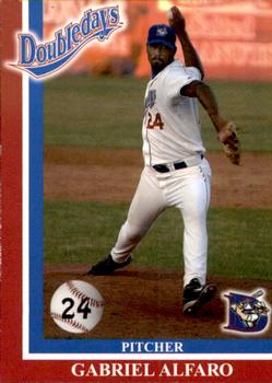 2005 Auburn Doubledays #3 Gabriel Alfaro Front