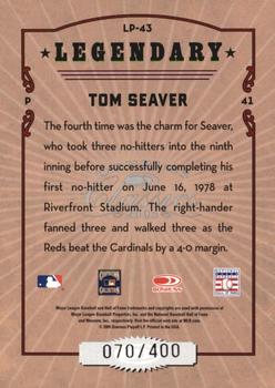 2005 Donruss Classics - Legendary Lumberjacks #LP-43 Tom Seaver Back