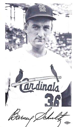 1964 St. Louis Cardinals Photocards #NNO Barney Schultz Front