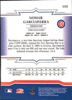 2005 Donruss Throwback Threads #153 Nomar Garciaparra Back