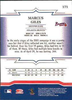 2005 Donruss Throwback Threads #171 Marcus Giles Back