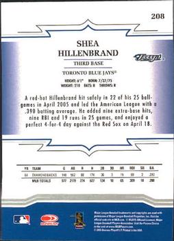 2005 Donruss Throwback Threads #208 Shea Hillenbrand Back